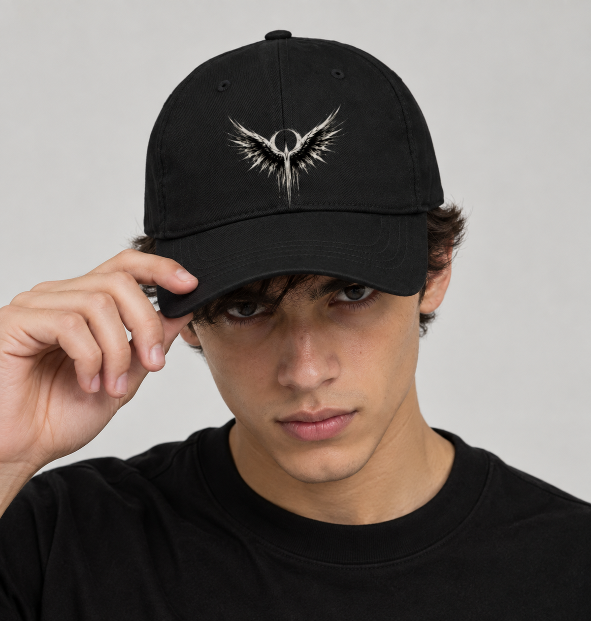 Noir Wing Minimalist BaseBall Cap